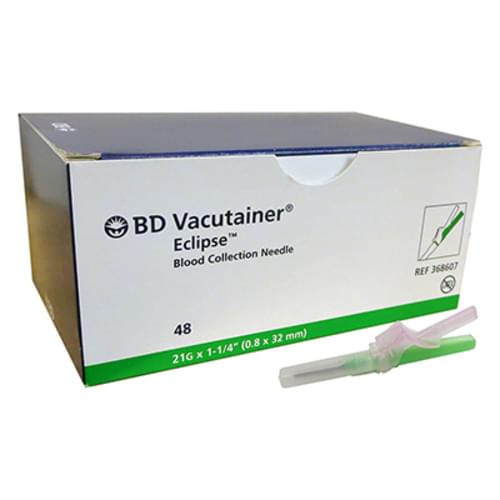 G Bd Vacutainer Eclipse Blood Collection Multi Safety Needles Box